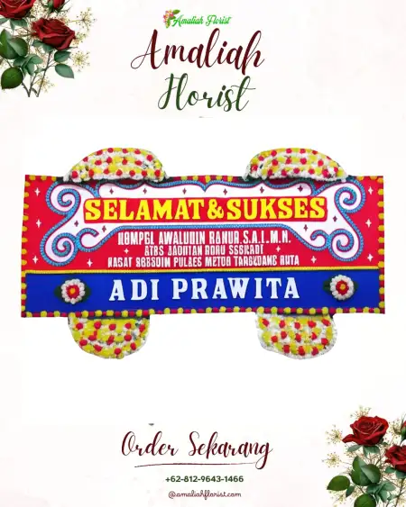 Papan Bunga Ucapan Selamat Birowo